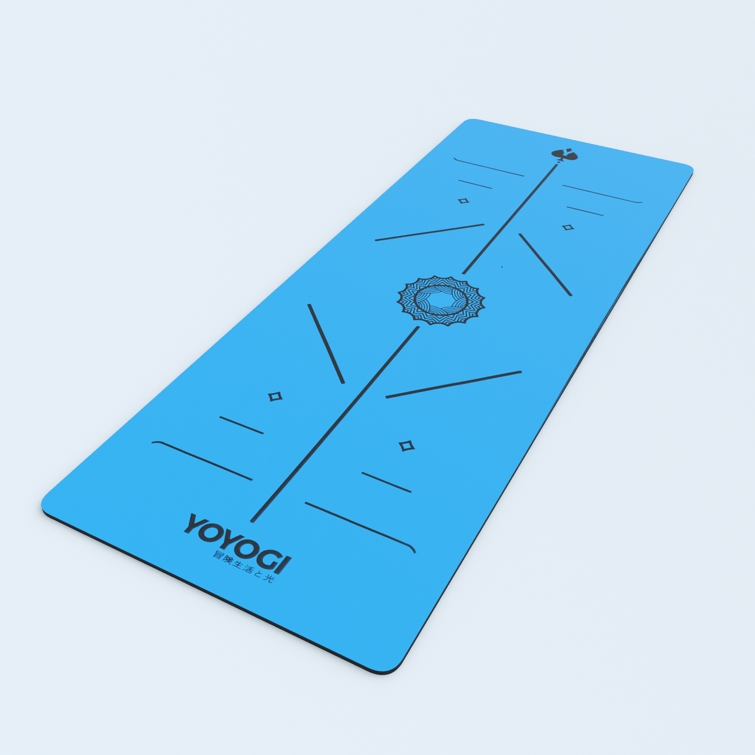 YOYOGI Alignment Mat - Blue