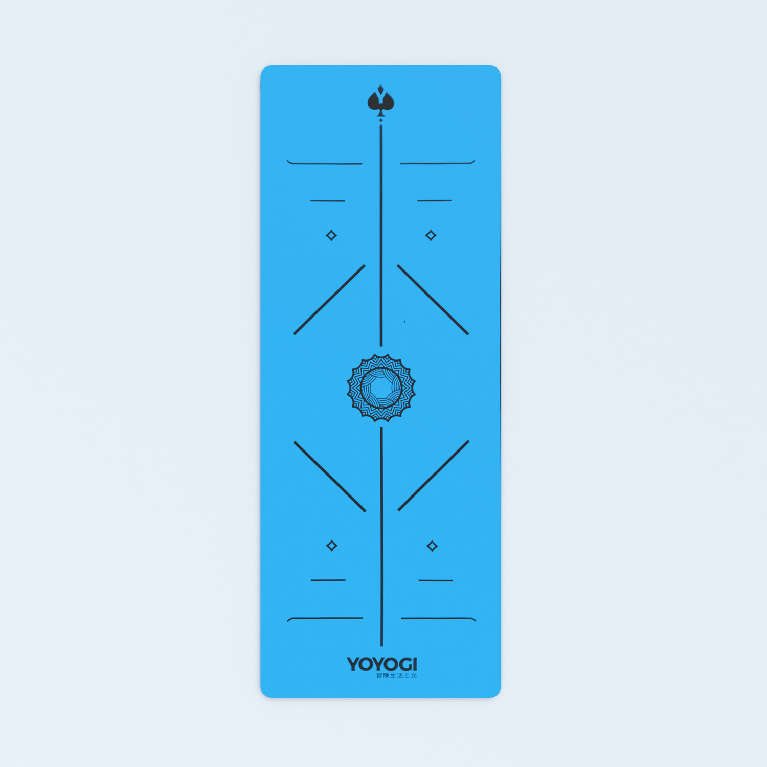 YOYOGI Alignment Mat - Blue