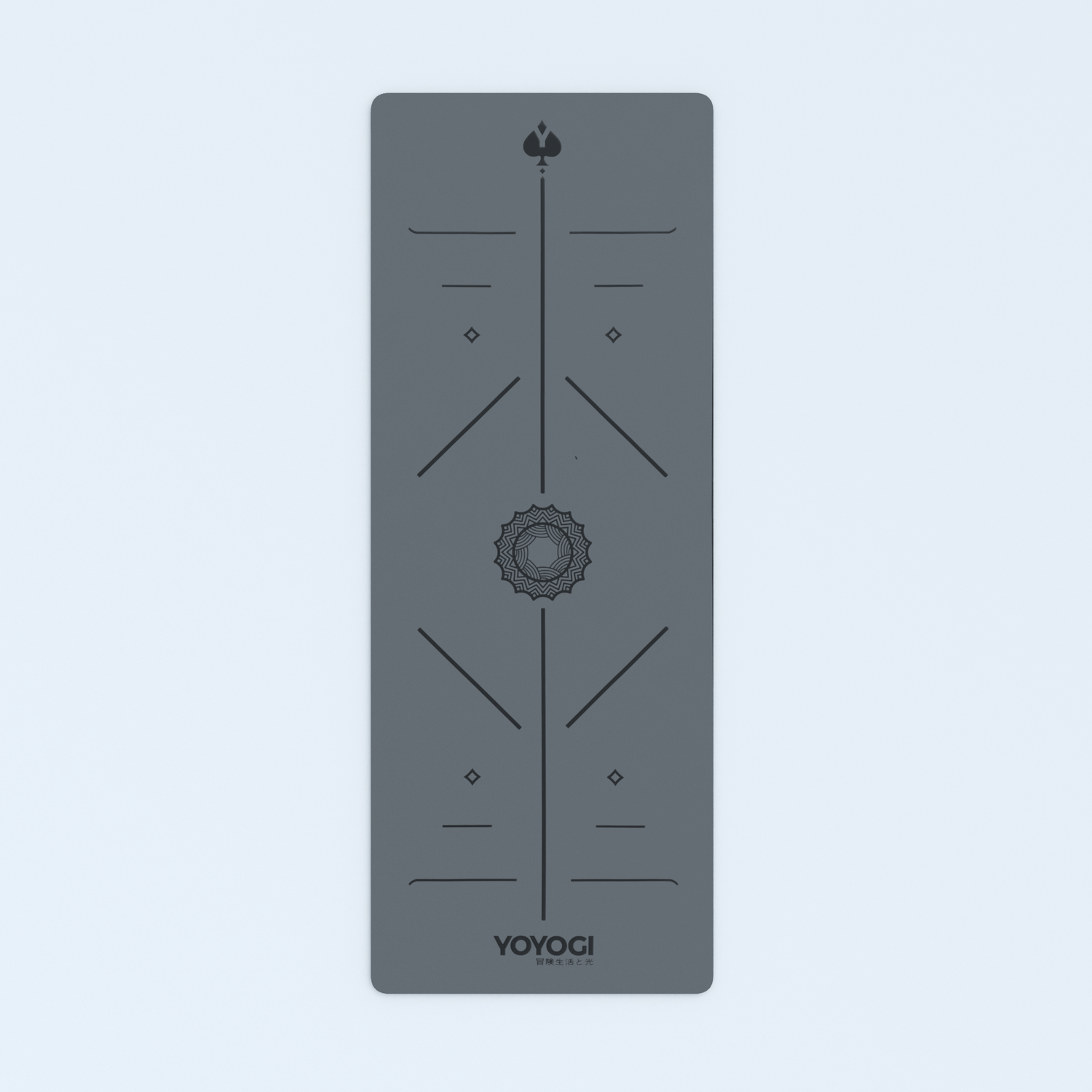 YOYOGI Alignment Mat - Grey