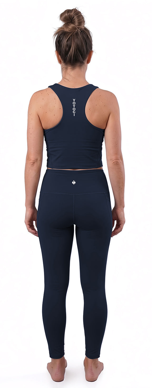 Akari Top + Chikara Leggings - Navy