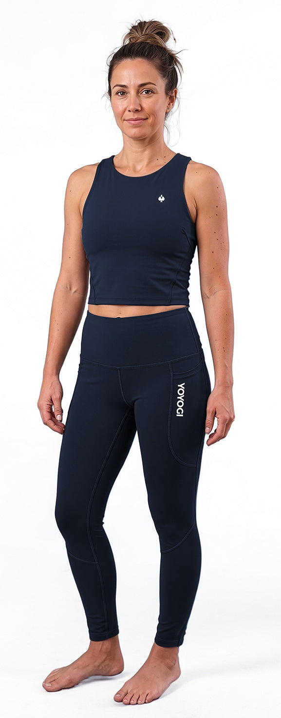 Akari Top + Chikara Leggings - Navy