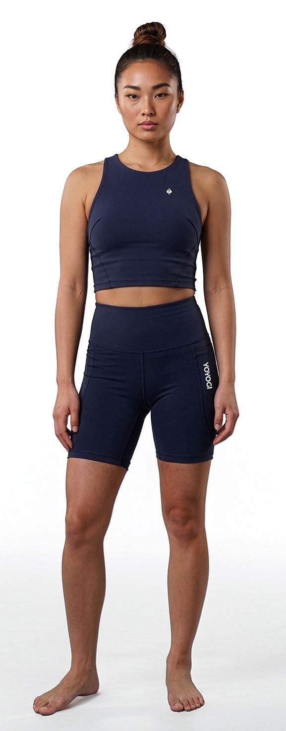 Akari Top - Chikara Shorts - Navy