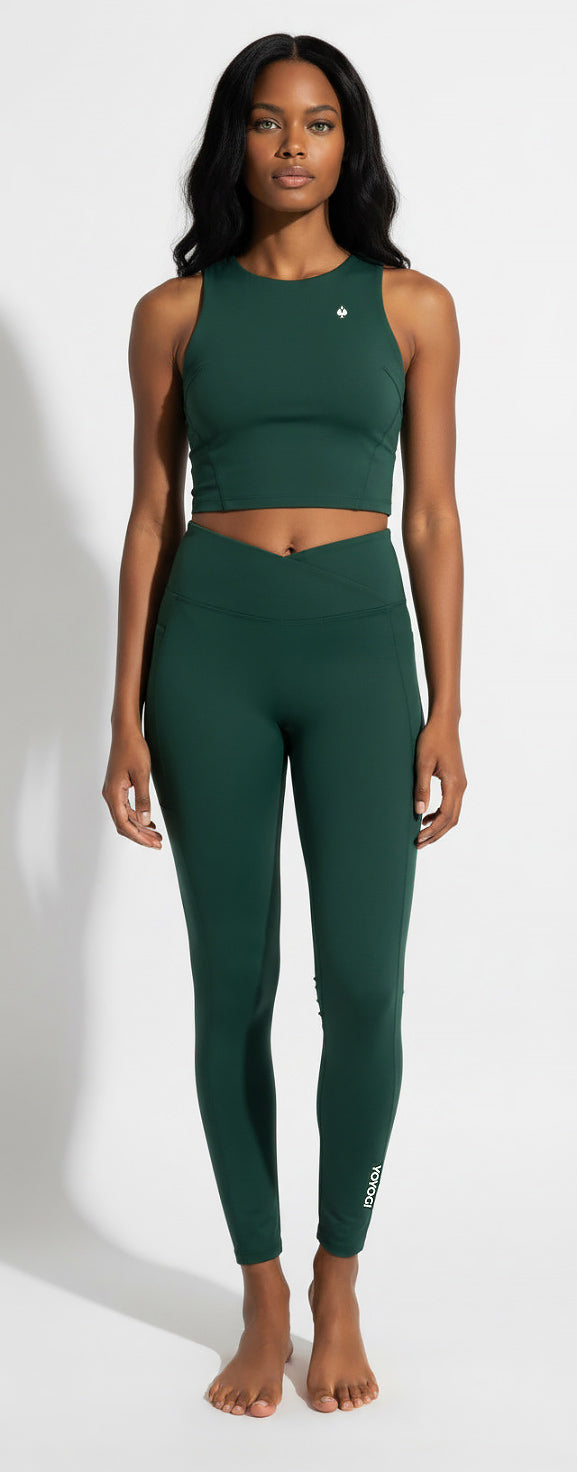 Akari Top + Sora Leggings - Olive