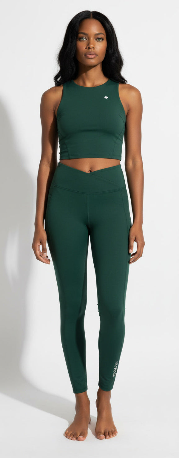 Akari Top + Sora Leggings - Olive