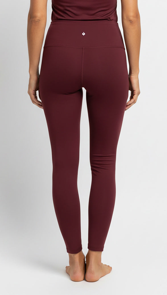 Chikara Leggings - Burgundy