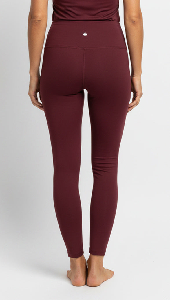 Chikara Leggings - Burgundy