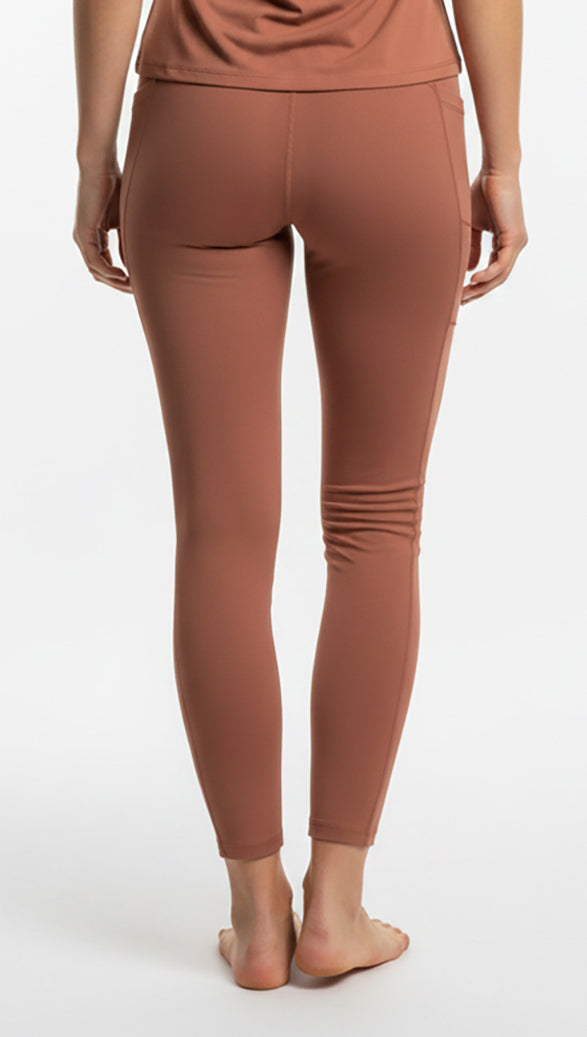Chikara Leggings - Chestnut