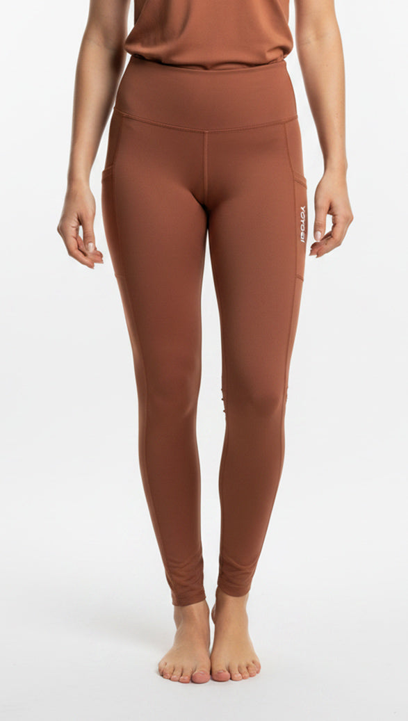 Chikara Leggings - Chestnut