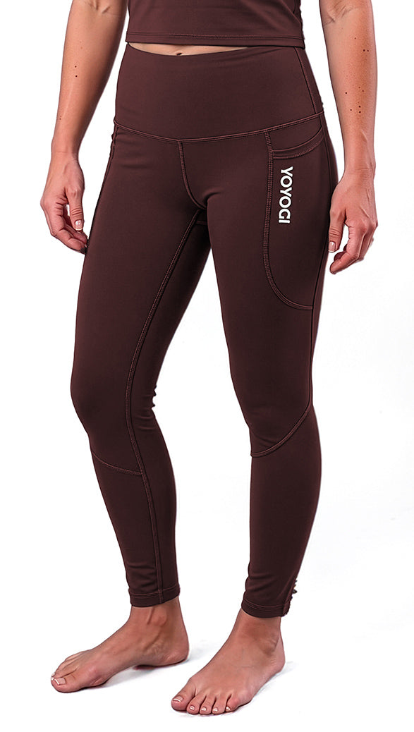Chikara Leggings - Burgundy