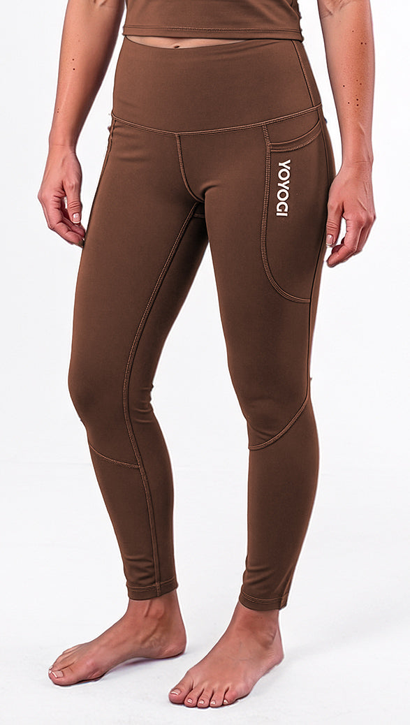 Chikara Leggings - Chestnut