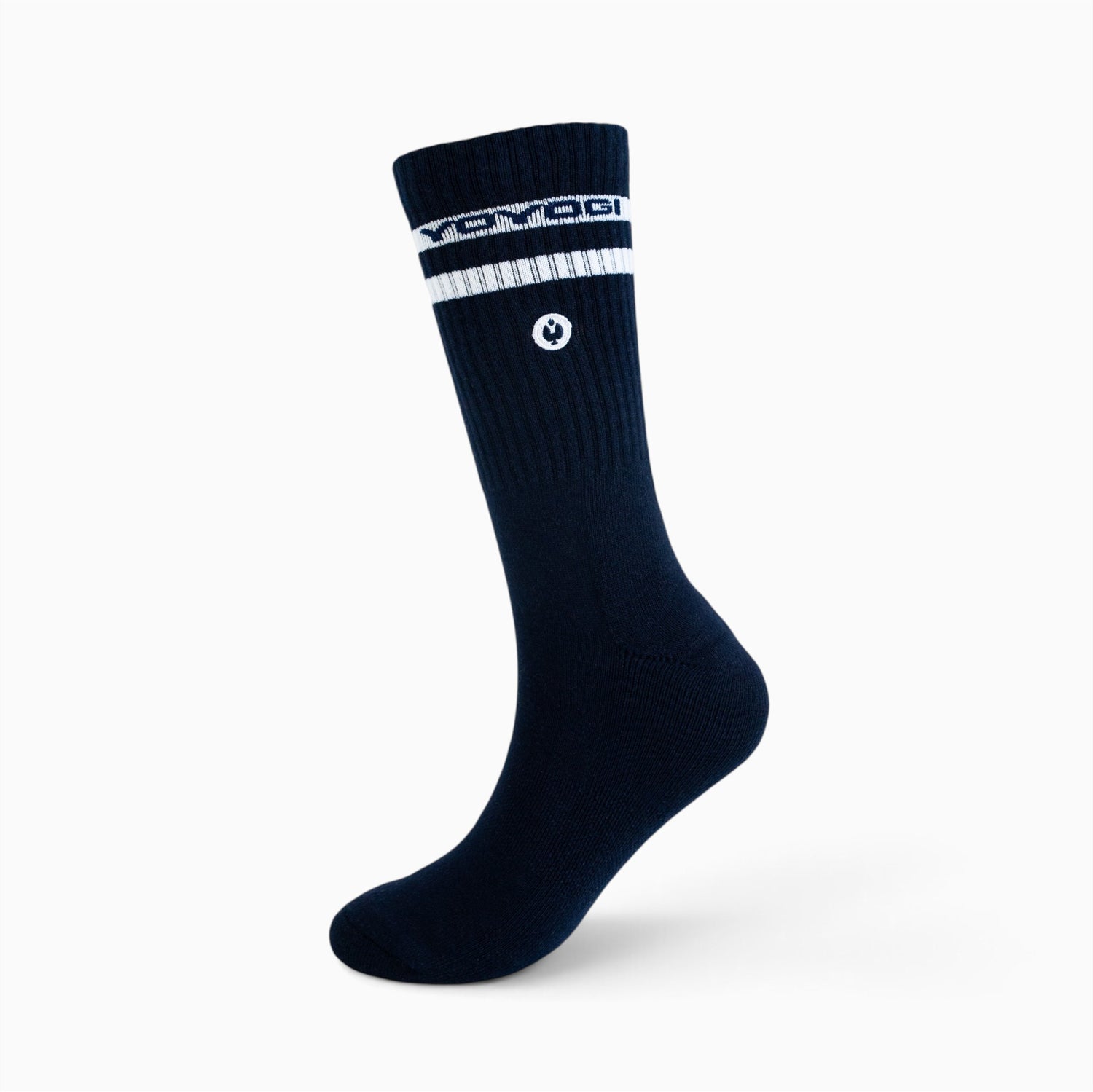 Cuba Stripe Socks - Navy