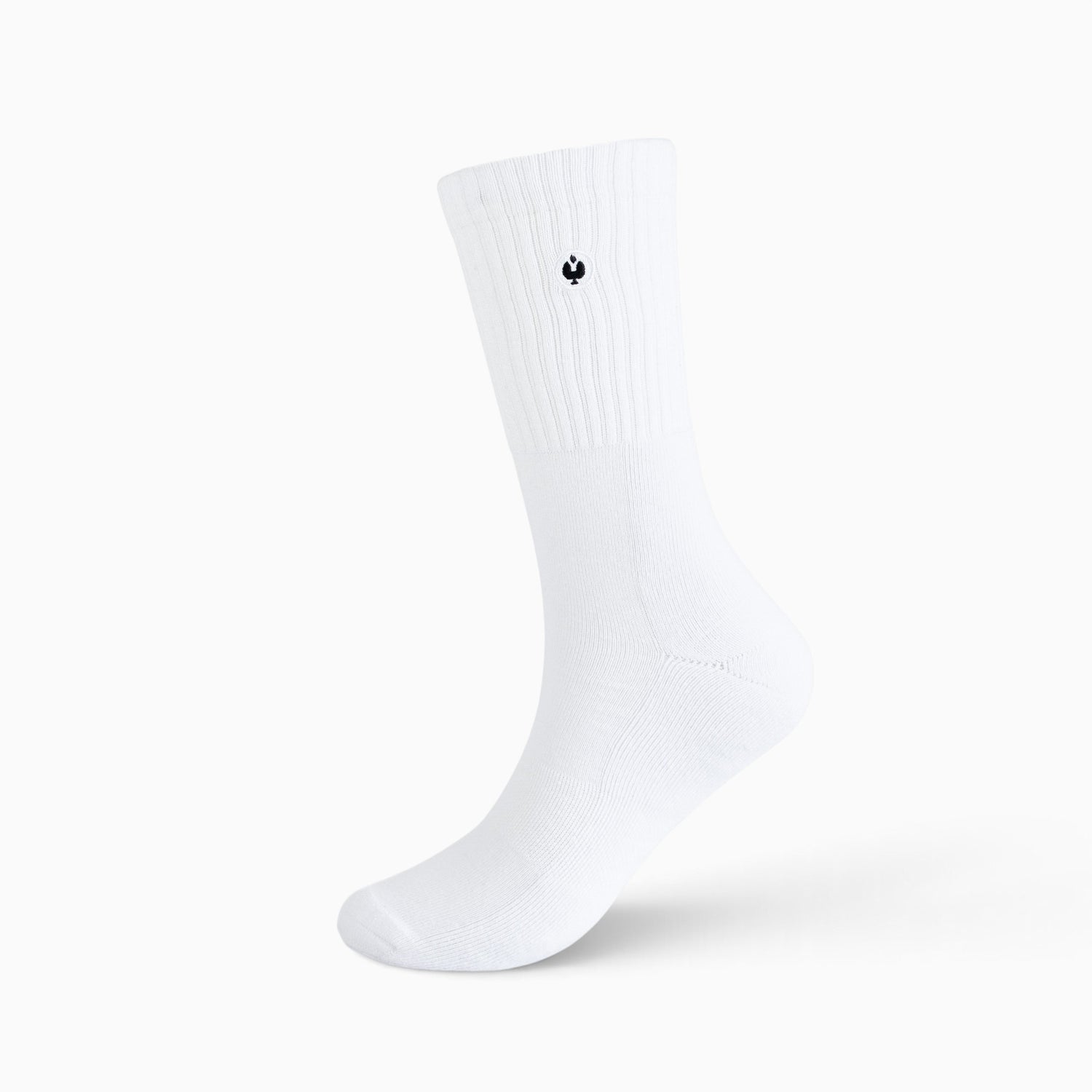 Kyoto Mid Calf Socks - White