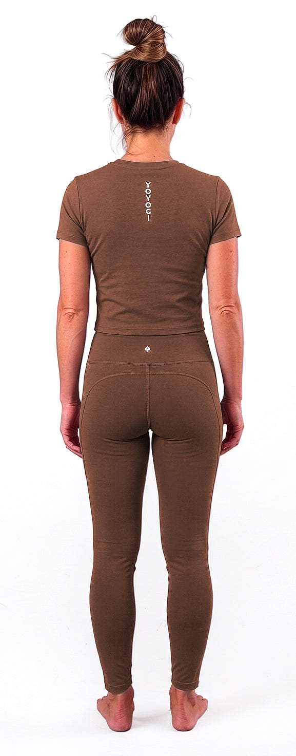 Nirvana Top + Chikara Leggings - Chestnut