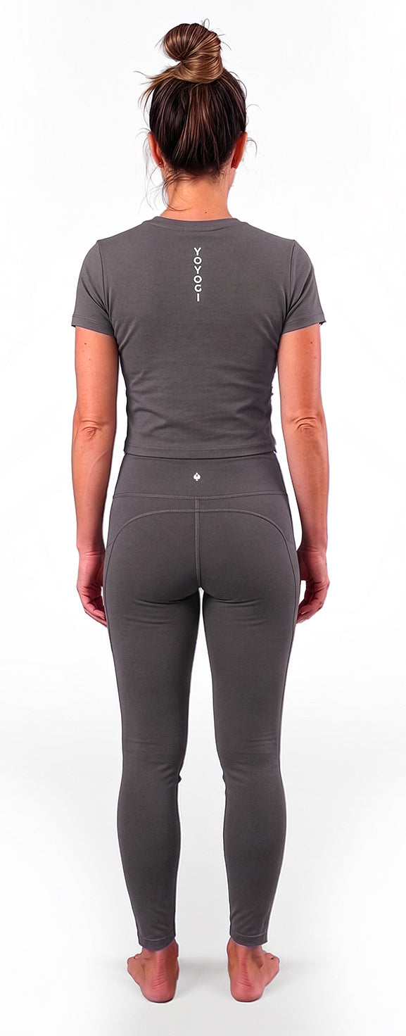 Nirvana Top + Chikara Leggings - Grey