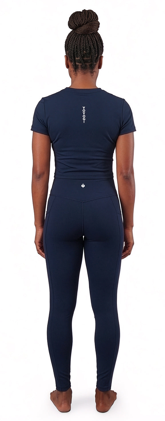 Nirvana Top + Sora Leggings - Navy