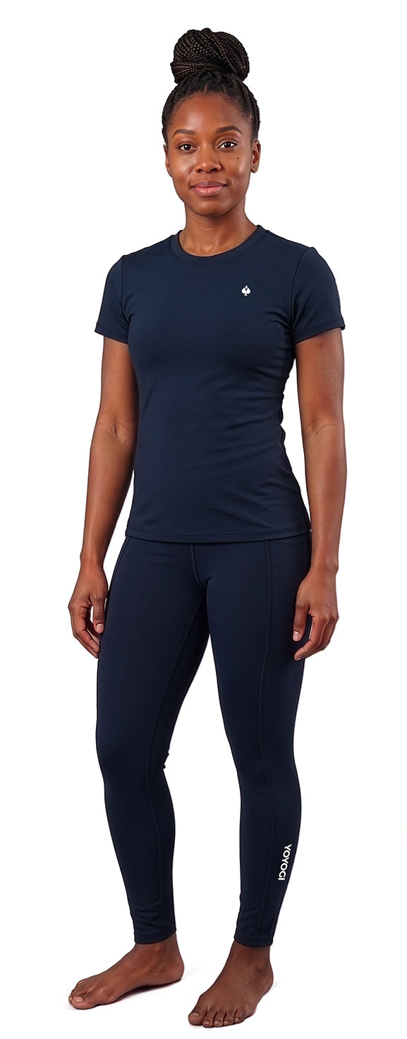 Nirvana Top + Sora Leggings - Navy