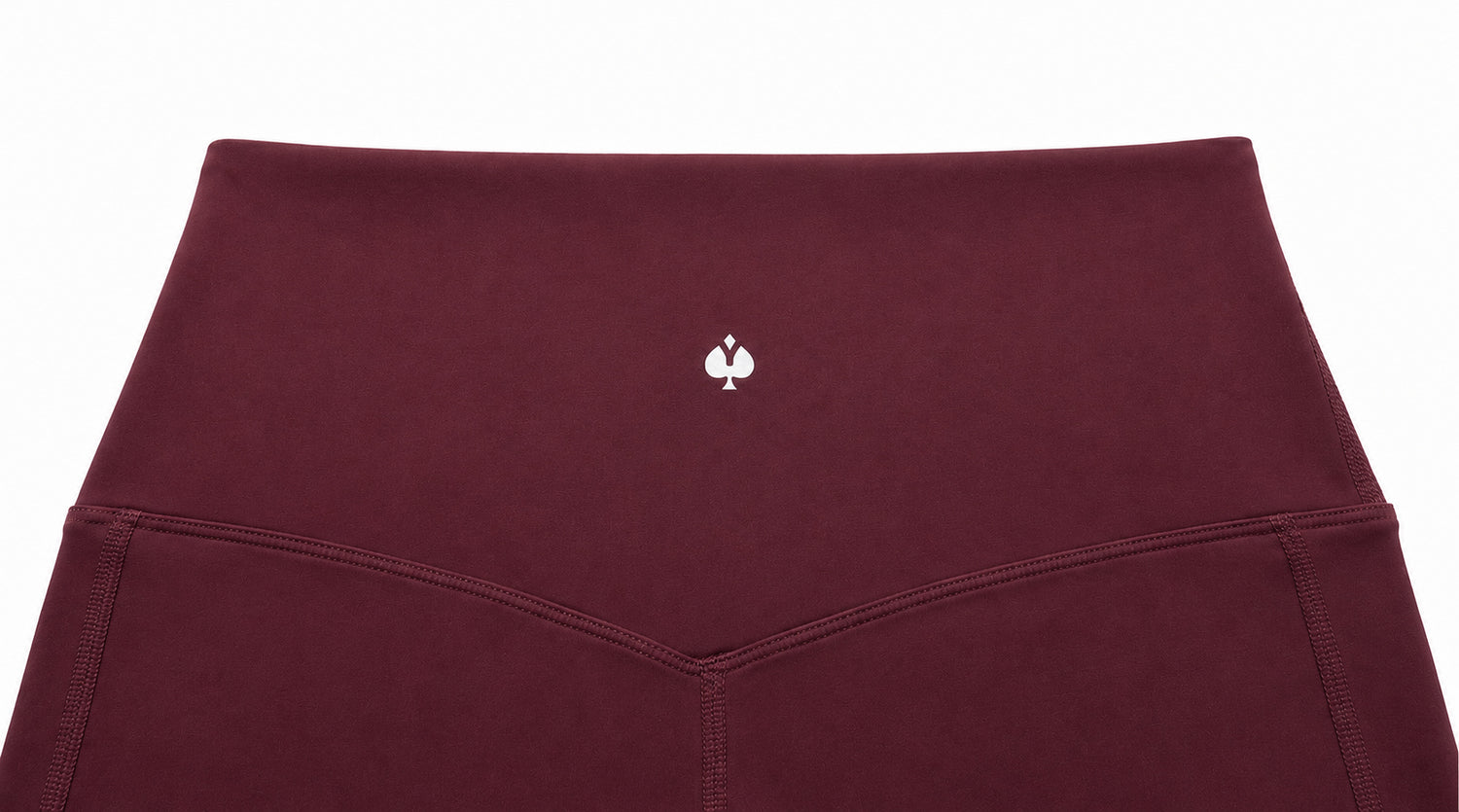 Nirvana Top + Sora Leggings - Burgundy