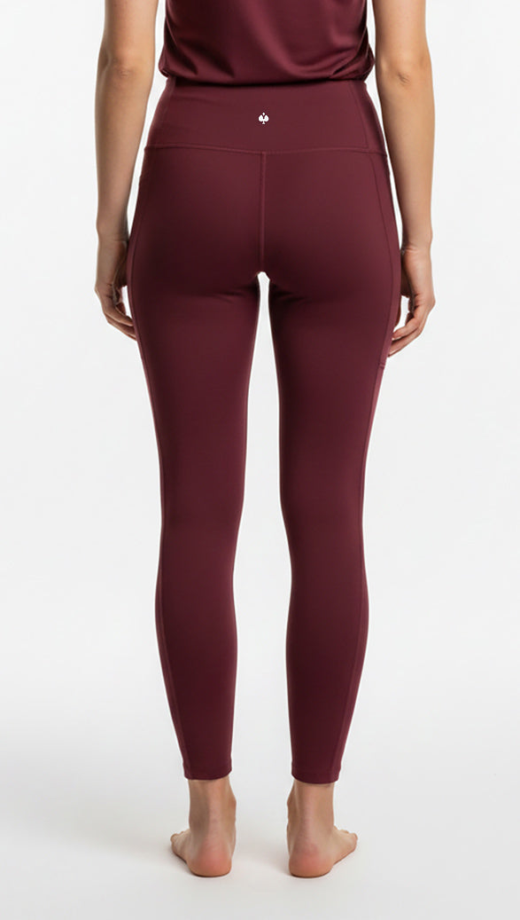 Sora Leggings - Burgundy