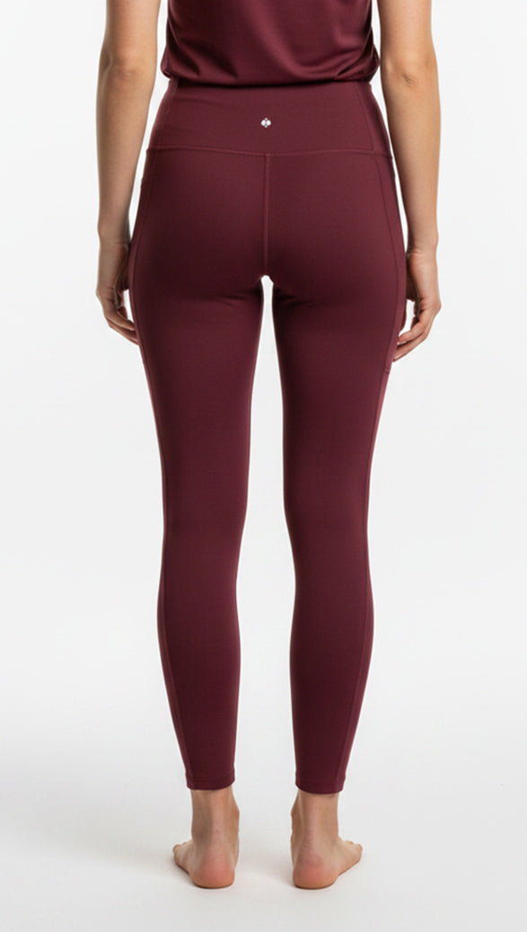 Sora Leggings - Burgundy