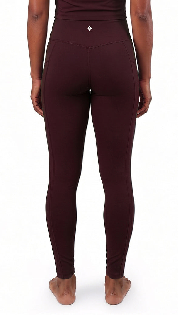 Sora Leggings - Burgundy