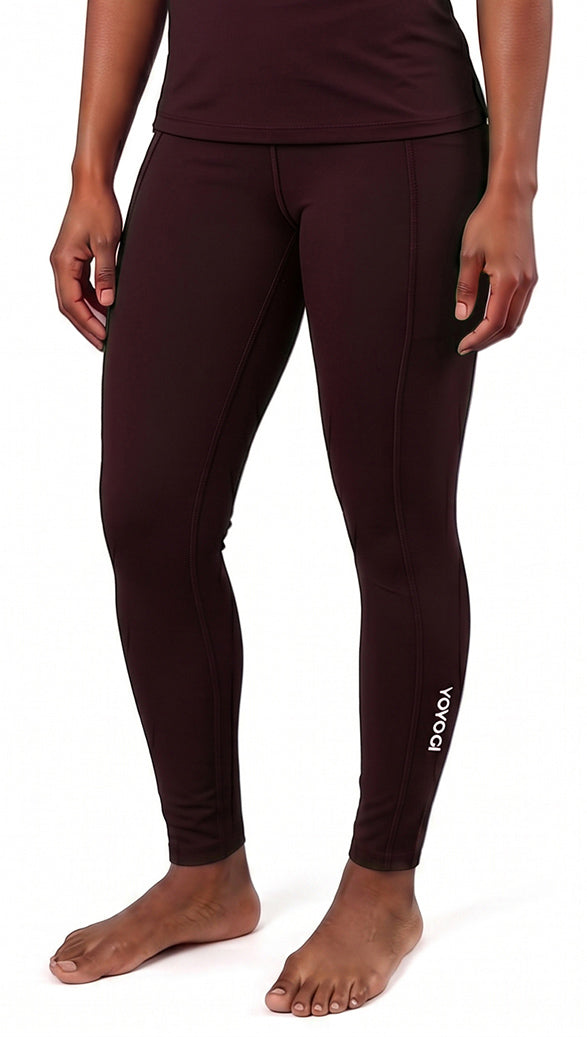 Sora Leggings - Burgundy