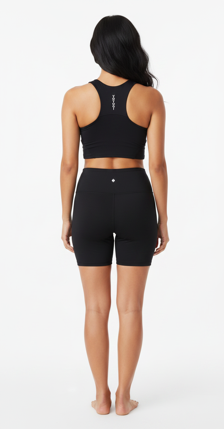 Akari Top + Chikari Shorts - Black