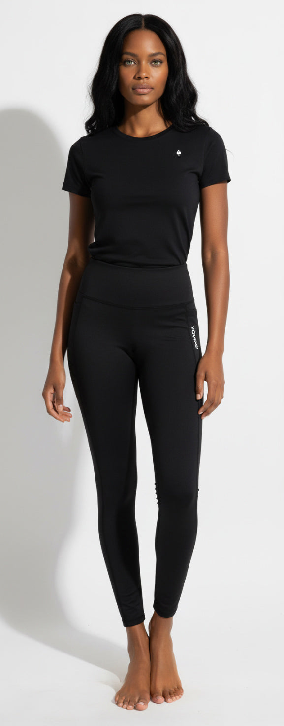 Nirvana top + Chikara leggings - Black